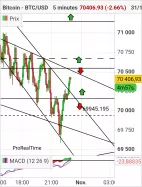 BITCOIN - BTC/USD - 5 min.