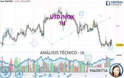 USD/NOK - 1 Std.