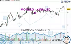 MONERO - XMR/USD - 1H