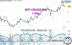 WTI CRUDE OIL - 1 Std.