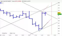 WTI CRUDE OIL - 1H