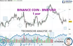 BINANCE COIN - BNB/USD - 1 uur