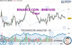 BINANCE COIN - BNB/USD - 1 uur