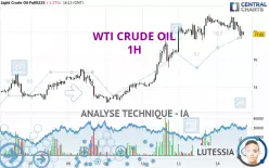 WTI CRUDE OIL - 1 uur