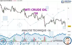 WTI CRUDE OIL - 1 Std.