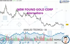 NEW FOUND GOLD CORP - Dagelijks