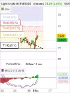 WTI CRUDE OIL - 4H