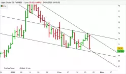 WTI CRUDE OIL - Journalier