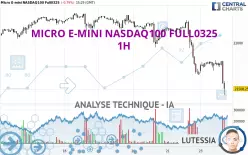 MICRO E-MINI NASDAQ100 FULL0325 - 1 uur