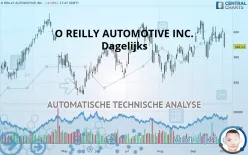 O REILLY AUTOMOTIVE INC. - Dagelijks