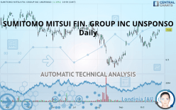 SUMITOMO MITSUI FIN. GROUP INC UNSPONSO - Daily