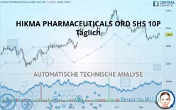 HIKMA PHARMACEUTICALS ORD SHS 10P - Täglich