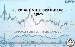 PETROFAC LIMITED ORD USD0.02 - Täglich