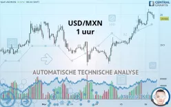 USD/MXN - 1 uur