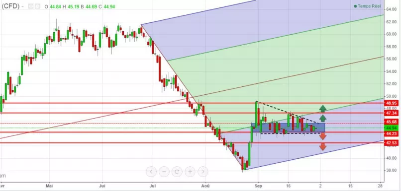 WTI CRUDE OIL - Journalier