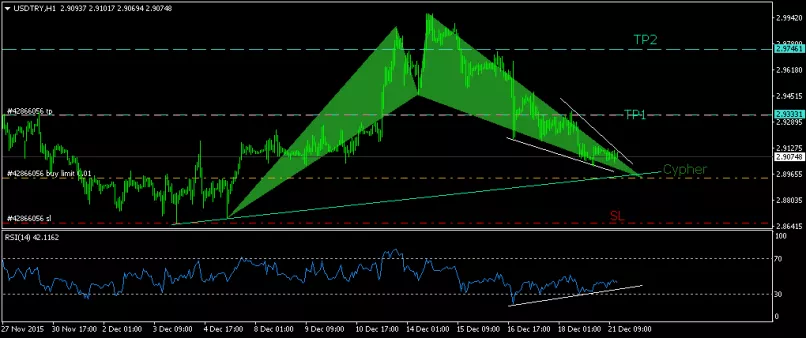 USD/TRY - 1 Std.