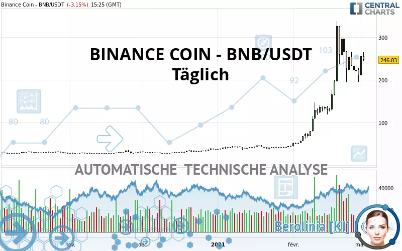 BINANCE COIN - BNB/USDT - Dagelijks