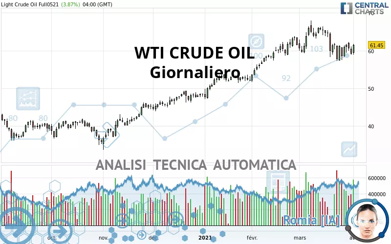 WTI CRUDE OIL - Daily