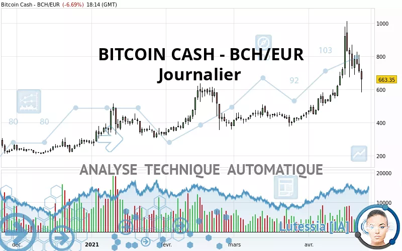 BITCOIN CASH - BCH/EUR - Täglich