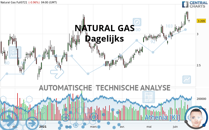 NATURAL GAS - Dagelijks