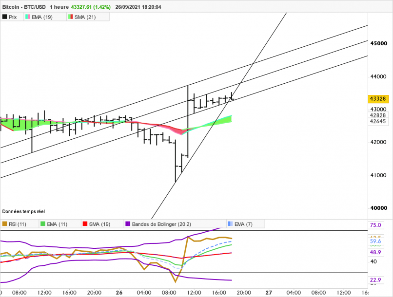 BITCOIN - BTC/USD - 1 Std.