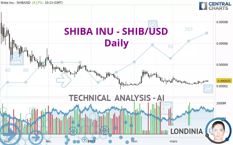 SHIBA INU - SHIB/USD - Giornaliero