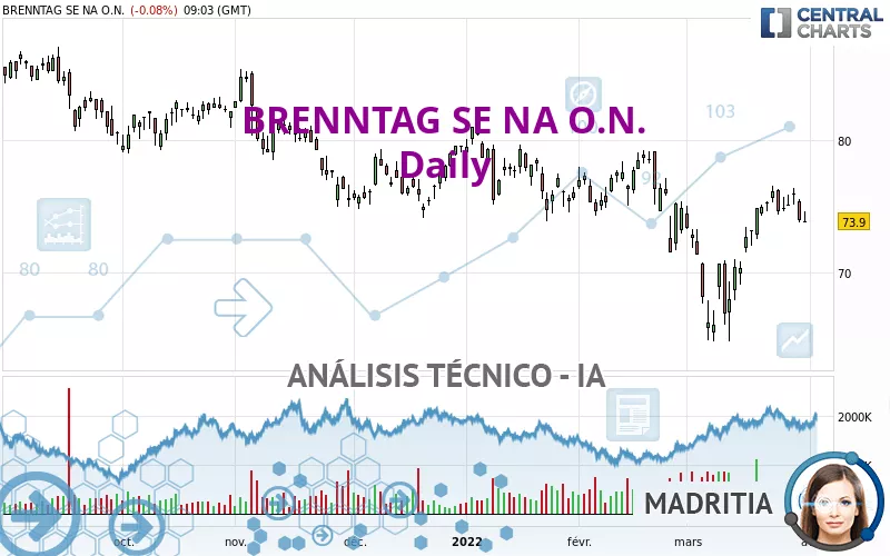 BRENNTAG SE NA O.N. - Diario