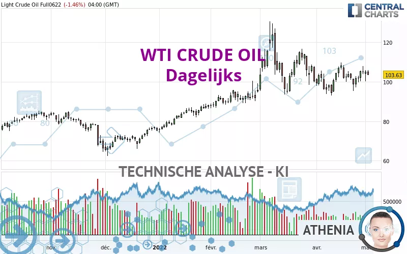 WTI CRUDE OIL - Dagelijks