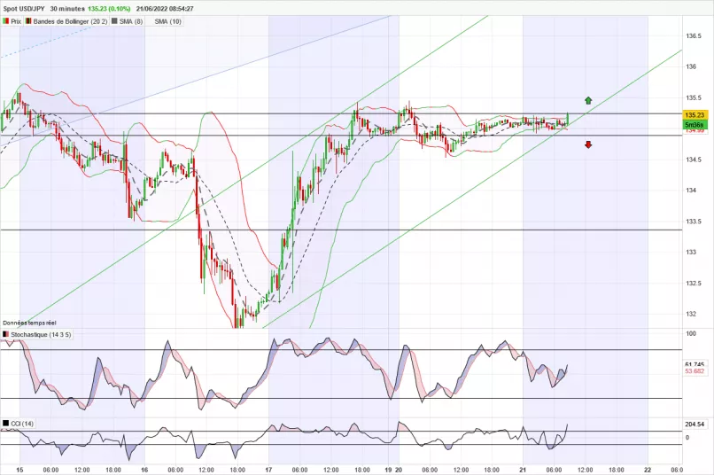 USD/JPY - 30 min.