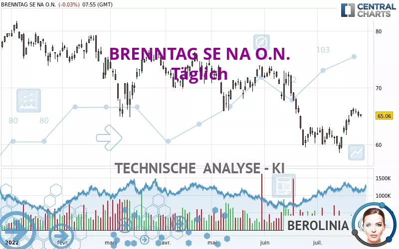 BRENNTAG SE NA O.N. - Täglich