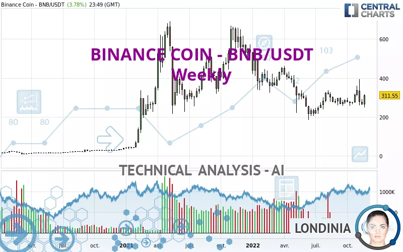 BINANCE COIN - BNB/USDT - Weekly