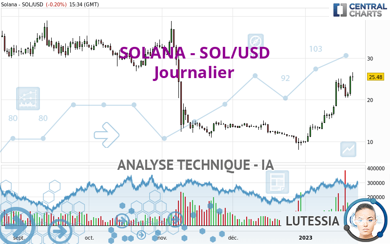 SOLANA - SOL/USD - Journalier