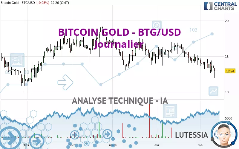 BITCOIN GOLD - BTG/USD - Journalier