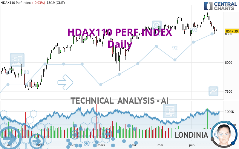 HDAX110 PERF INDEX - Dagelijks