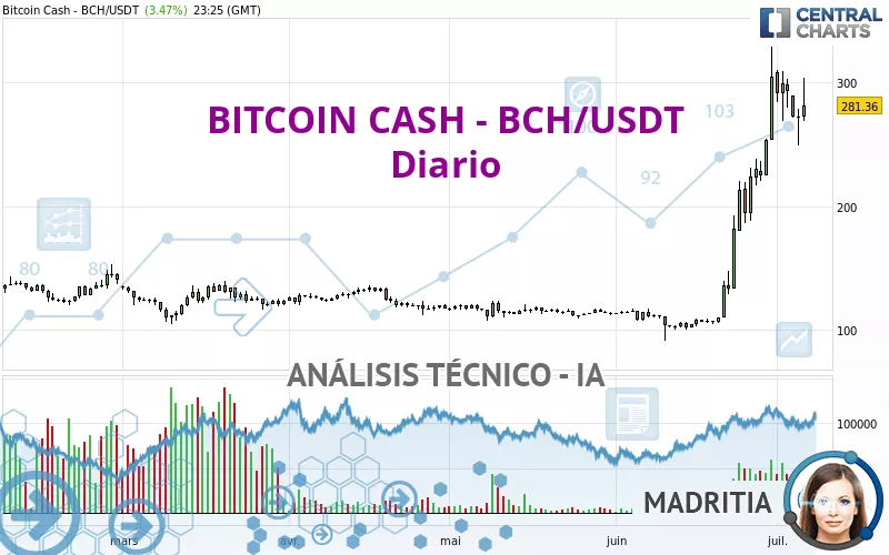 BITCOIN CASH - BCH/USDT - Diario