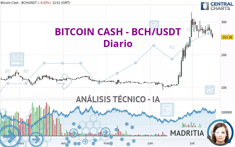 BITCOIN CASH - BCH/USDT - Diario