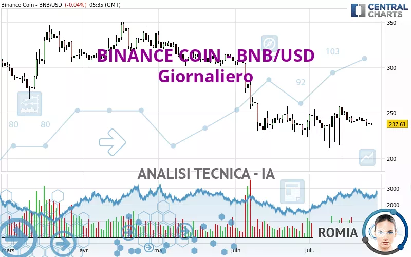 BINANCE COIN - BNB/USD - Täglich