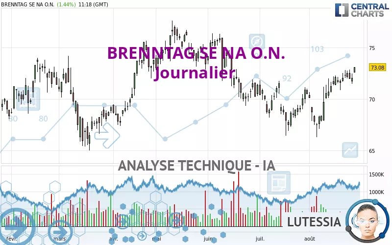 BRENNTAG SE NA O.N. - Journalier