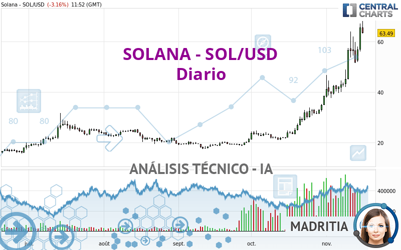 SOLANA - SOL/USD - Journalier