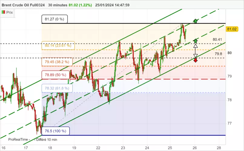 BRENT CRUDE OIL - 30 min.