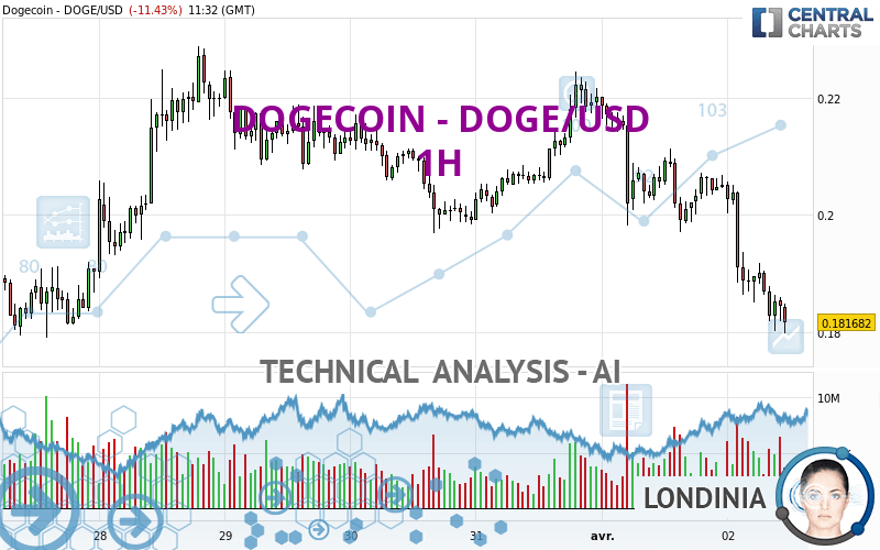 DOGECOIN - DOGE/USD - 1H