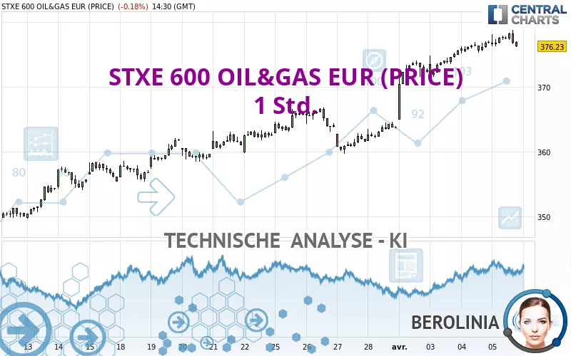 STXE 600 OIL&amp;GAS EUR (PRICE) - 1 Std.