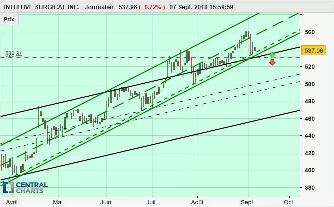 INTUITIVE SURGICAL INC. - Journalier