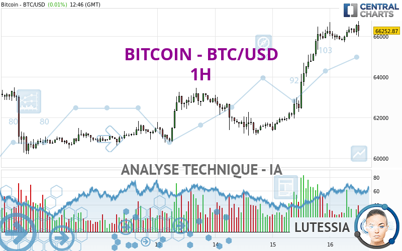 BITCOIN - BTC/USD - 1 uur