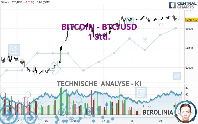 BITCOIN - BTC/USD - 1 uur