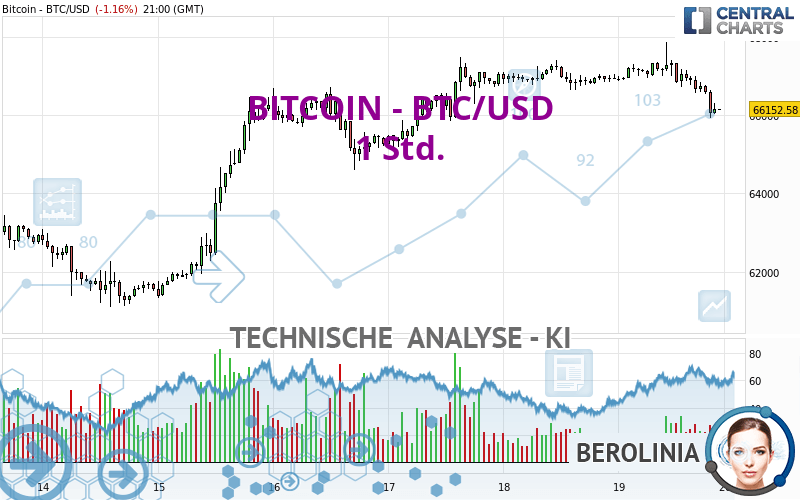 BITCOIN - BTC/USD - 1 uur