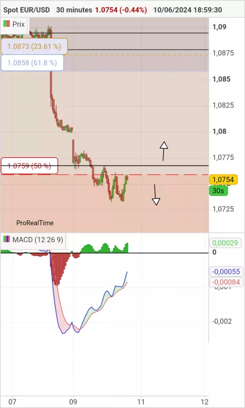 EUR/USD - 30 min.