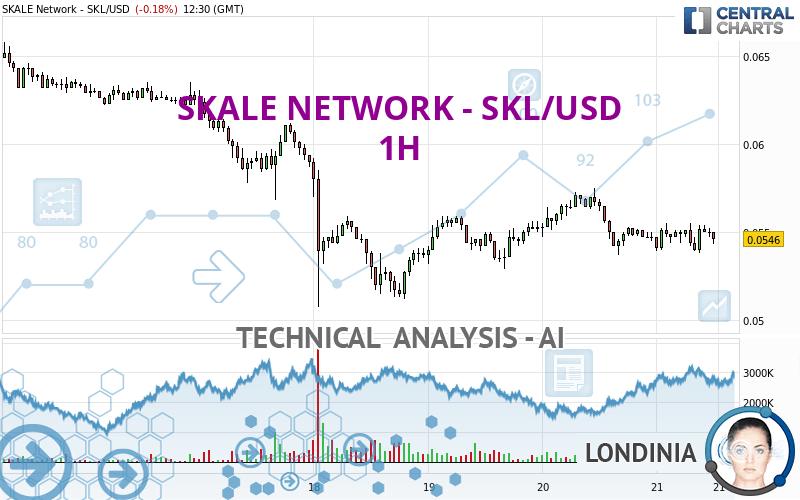 SKALE NETWORK - SKL/USD - 1 Std.