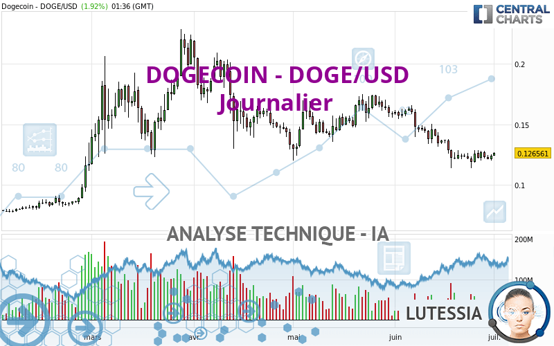 DOGECOIN - DOGE/USD - Journalier