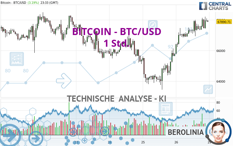 BITCOIN - BTC/USD - 1 Std.